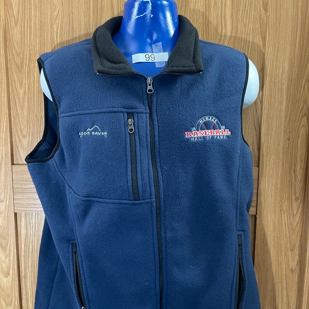 Eddie Bauer Blue Fleece Vest